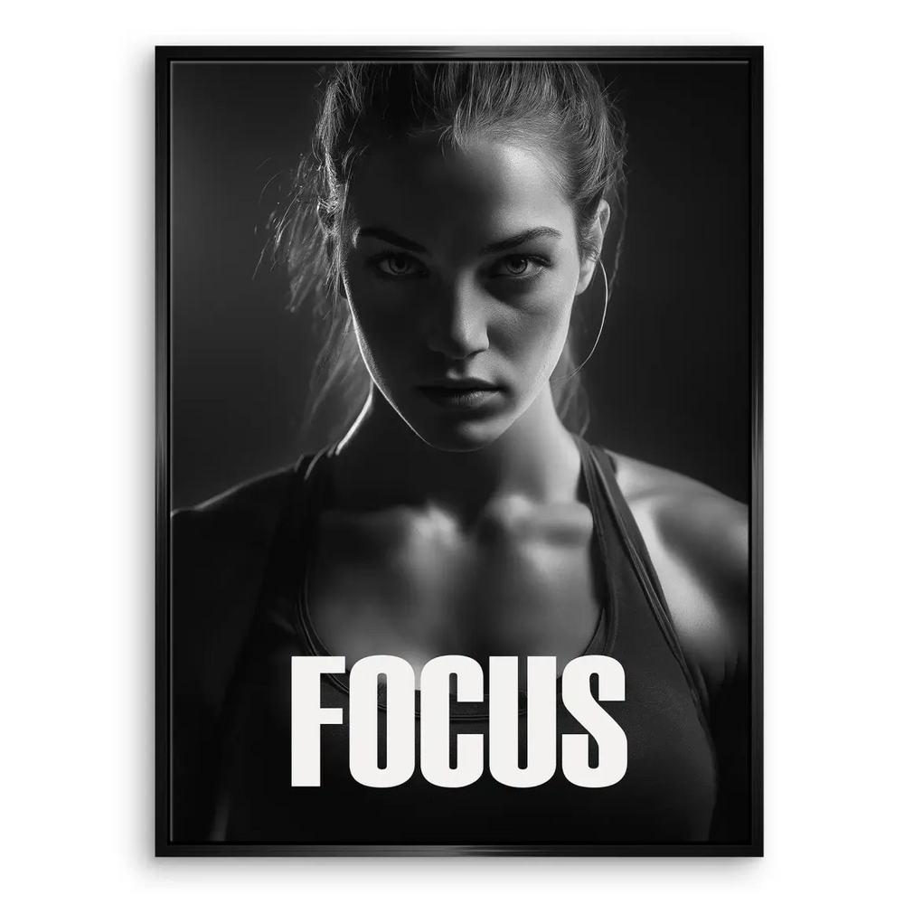 Focus Athlete Canvas Art - Wall Art for Gym & Home Office - Image 7