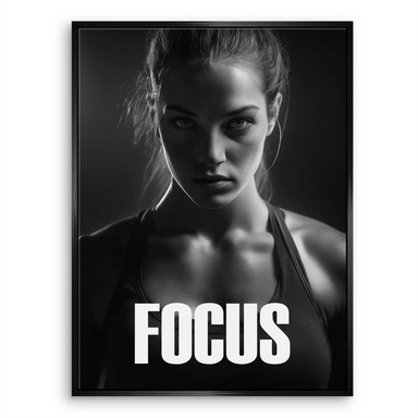 Focus Athlete Canvas Art - Wall Art for Gym & Home Office - Image 7