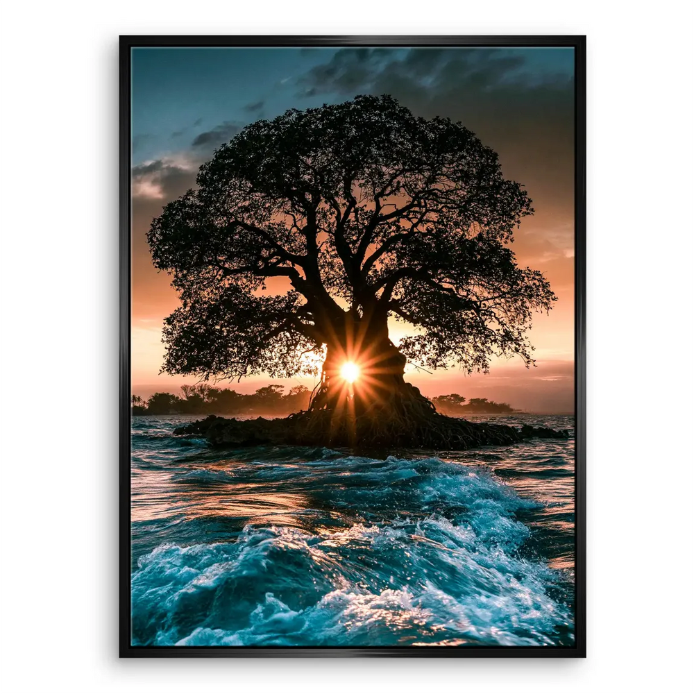 Coastal-inspired wall art ideal for contemporary or boho décor.