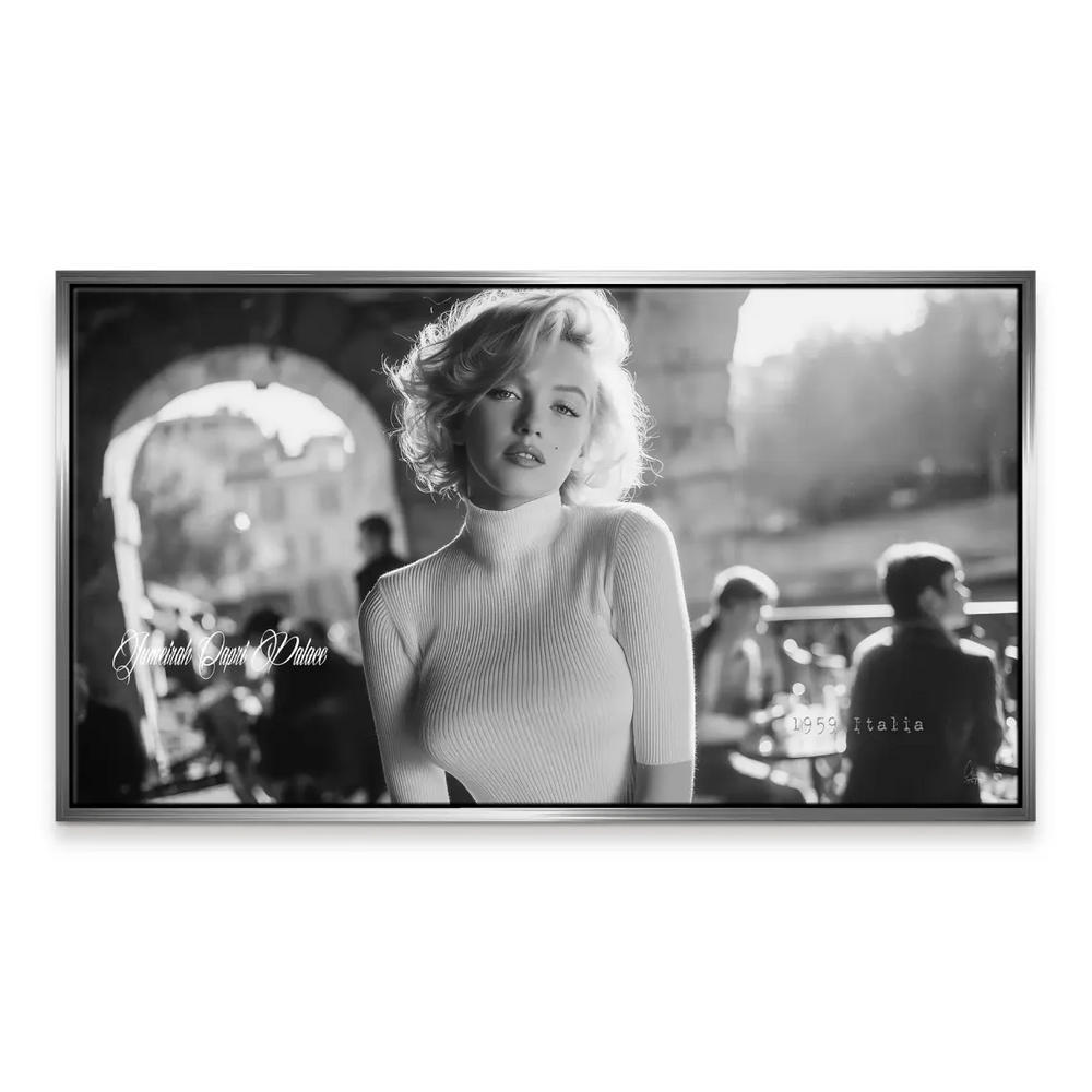 Marilyn Monroe Italy Canvas Wall Art - Image 4