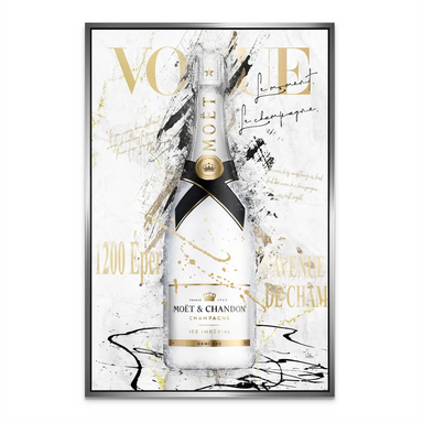 Champagne Art Canvas Print - Pop Art Fashion Wall Art - Image 8