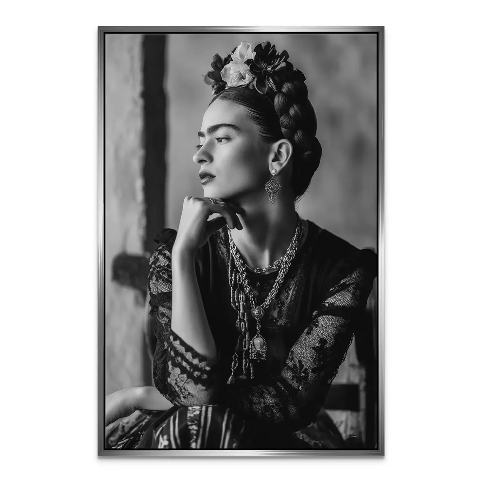 Frida-Inspired Longing Canvas Art - Vintage Boho Wall Decor - Image 8