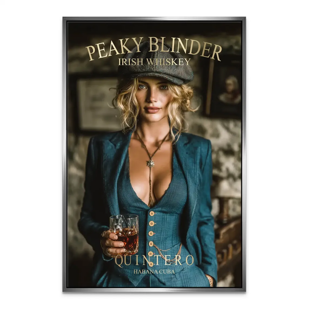 Decorative canvas print ideal for vintage or movie-themed rooms