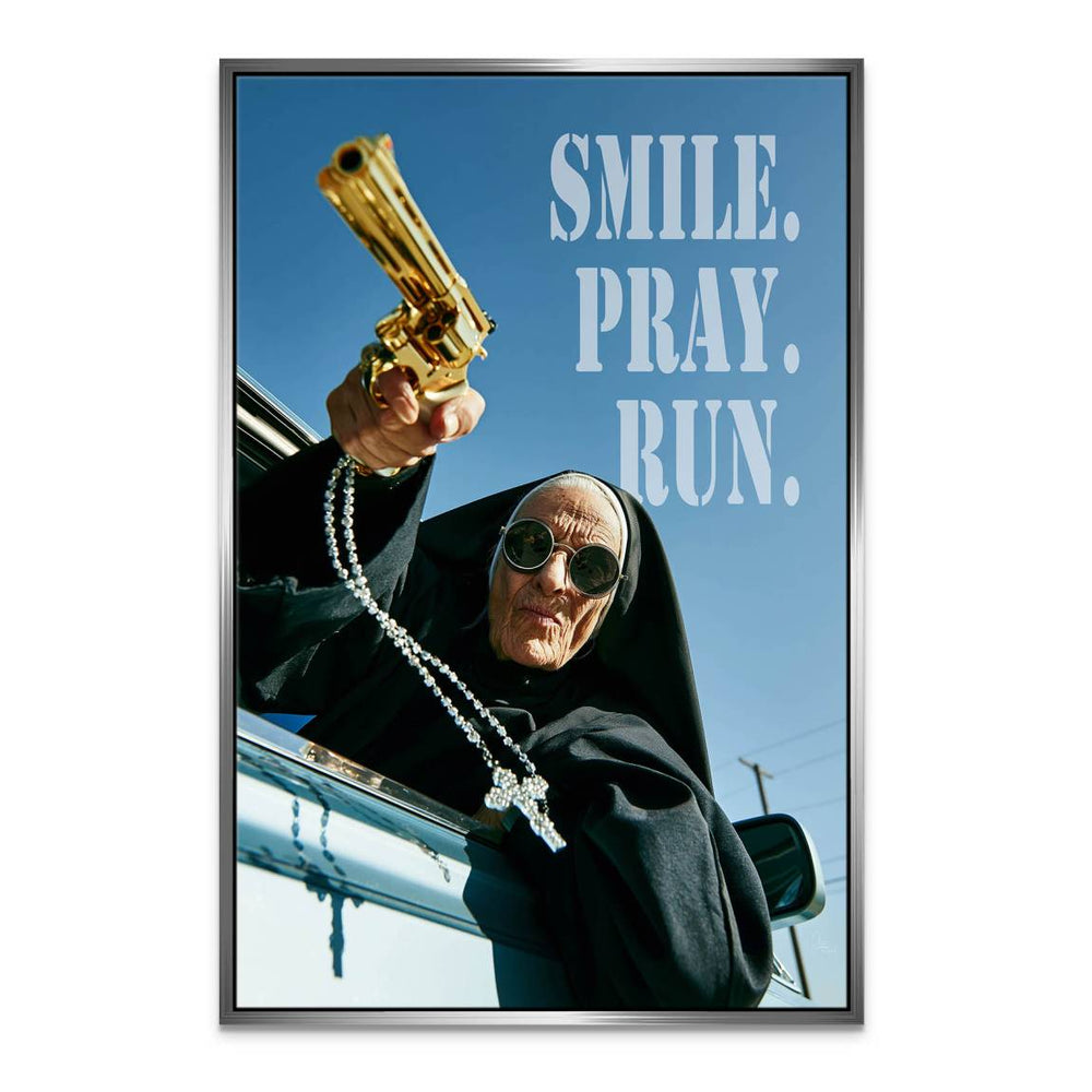 Rebel Nun Canvas Print - Pop Art Wall Art - Image 7