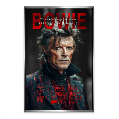 Bowie Starman Canvas Wall Art - David Bowie Portrait - Image 8