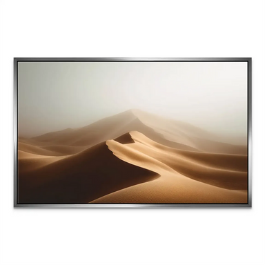 Desert landscape canvas print ready to frame in a modern living space