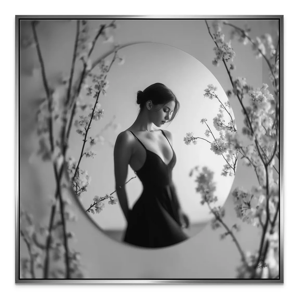 Elegant decor print suitable for bedrooms and living rooms in minimalist style.