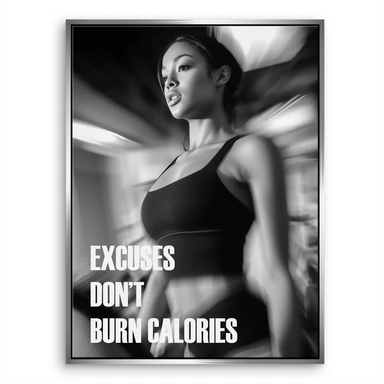 Burn Calories Fitness Canvas Wall Art - Motivational Gym Decor - Image 7
