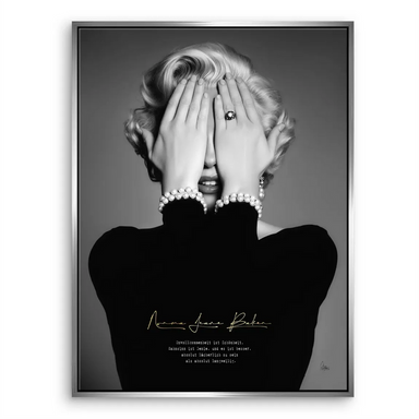 Marilyn Monroe Norma Jeane Canvas Wall Art Vintage Black White - Image 7