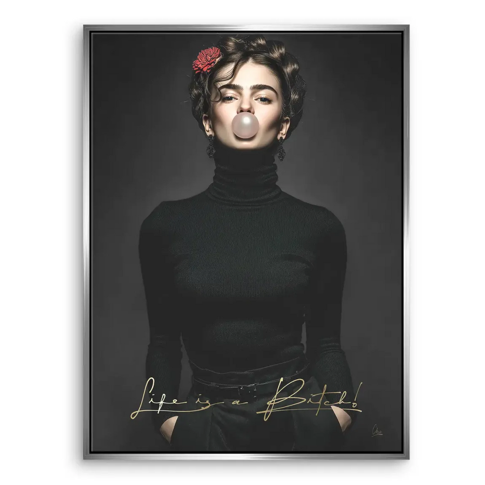 Frida Kahlo Rebel Canvas Art - Pop Art Wall Decor - Image 5