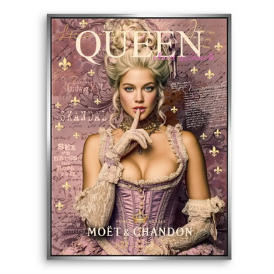 Marie Antoinette Rebel Art Canvas - Pop Graffiti - Image 7