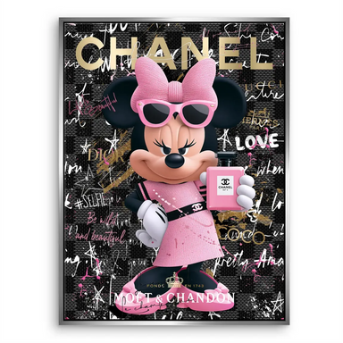 Art combining pop art, luxury fashion, and street art themes for fashion-forward spaces.