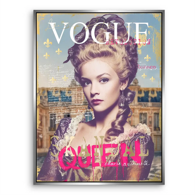 Marie Antoinette Vogue Canvas Wall Art - Image 7