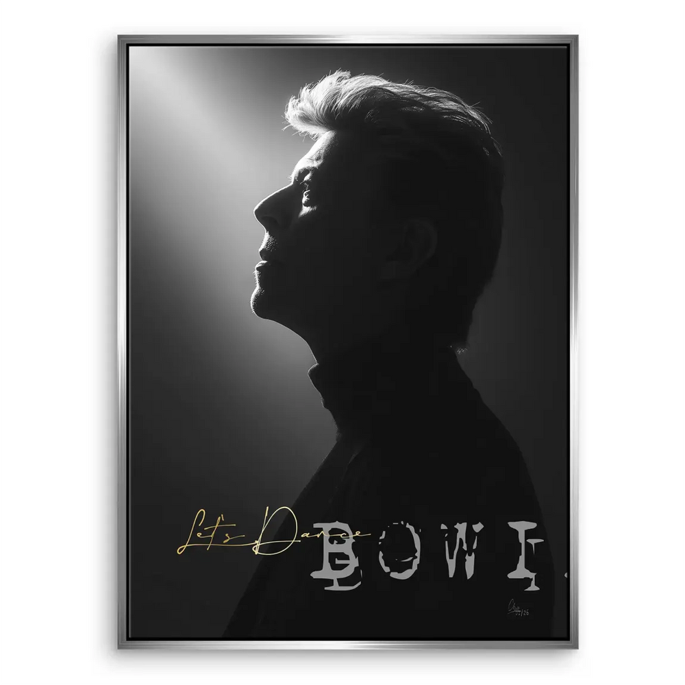 David Bowie Dance Canvas Wall Art Black and White Portrait - Image 7