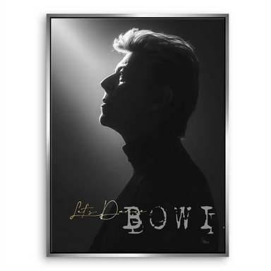 David Bowie Dance Canvas Wall Art Black and White Portrait - Image 7