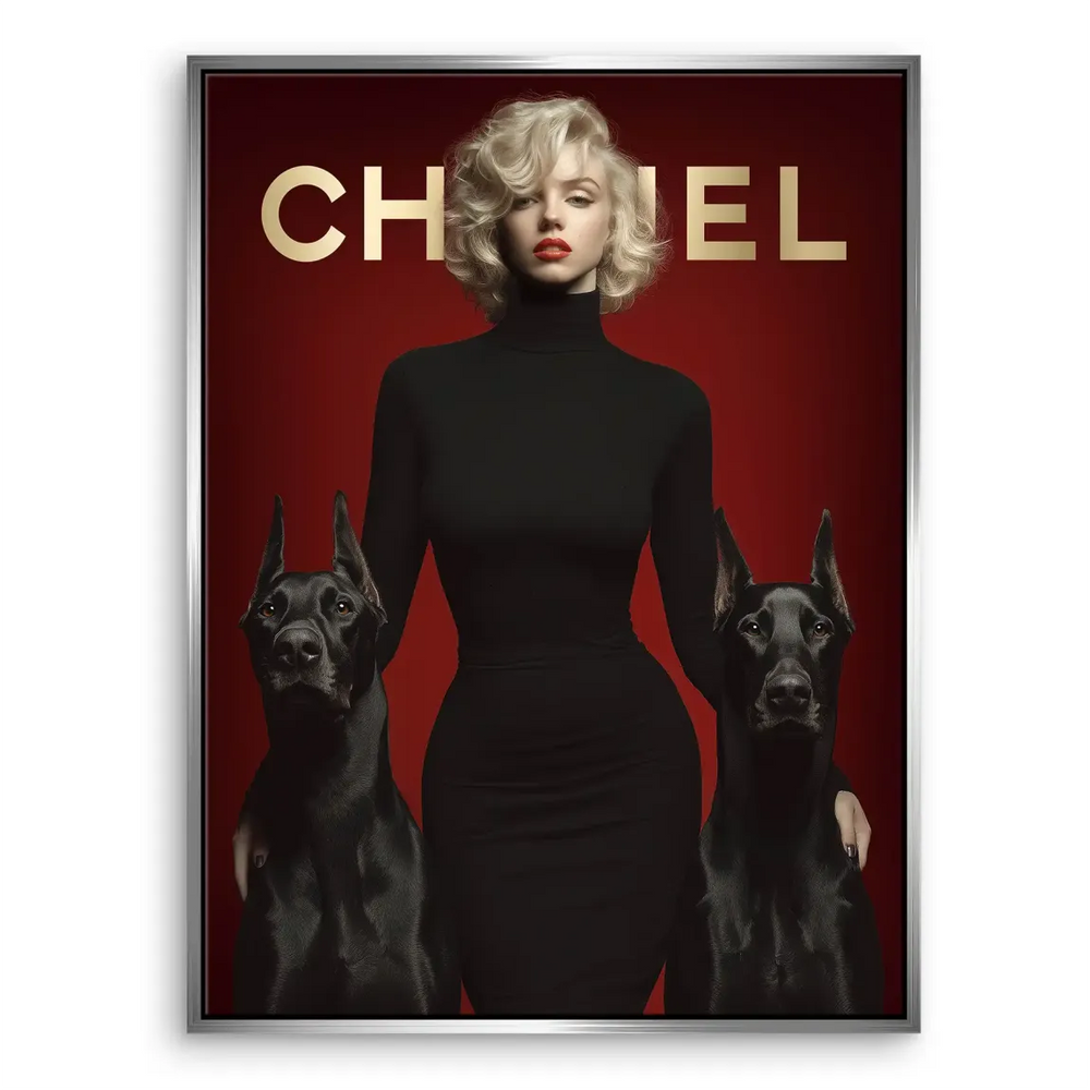 Marilyn Red Coco Canvas Print - Luxury Pop Art Wall Art - Image 8