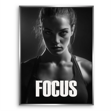 Focus Athlete Canvas Art - Wall Art for Gym & Home Office - Image 5