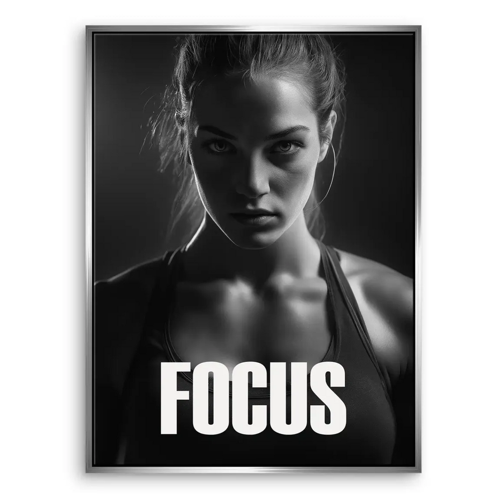 Focus Athlete Canvas Art - Wall Art for Gym & Home Office - Image 5
