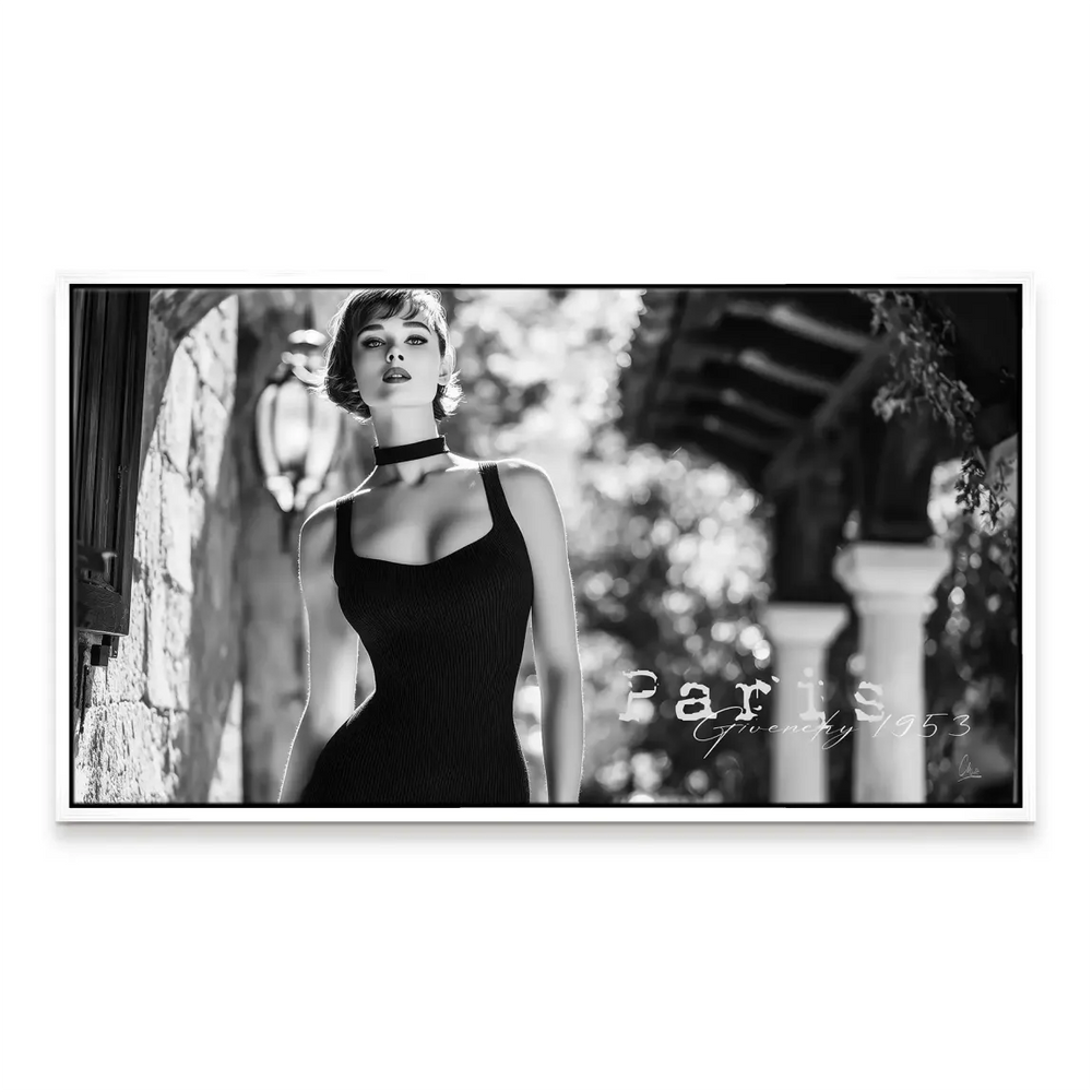 Audrey Hepburn Givenchy Canvas Print - Vintage Fashion Portrait - Image 7