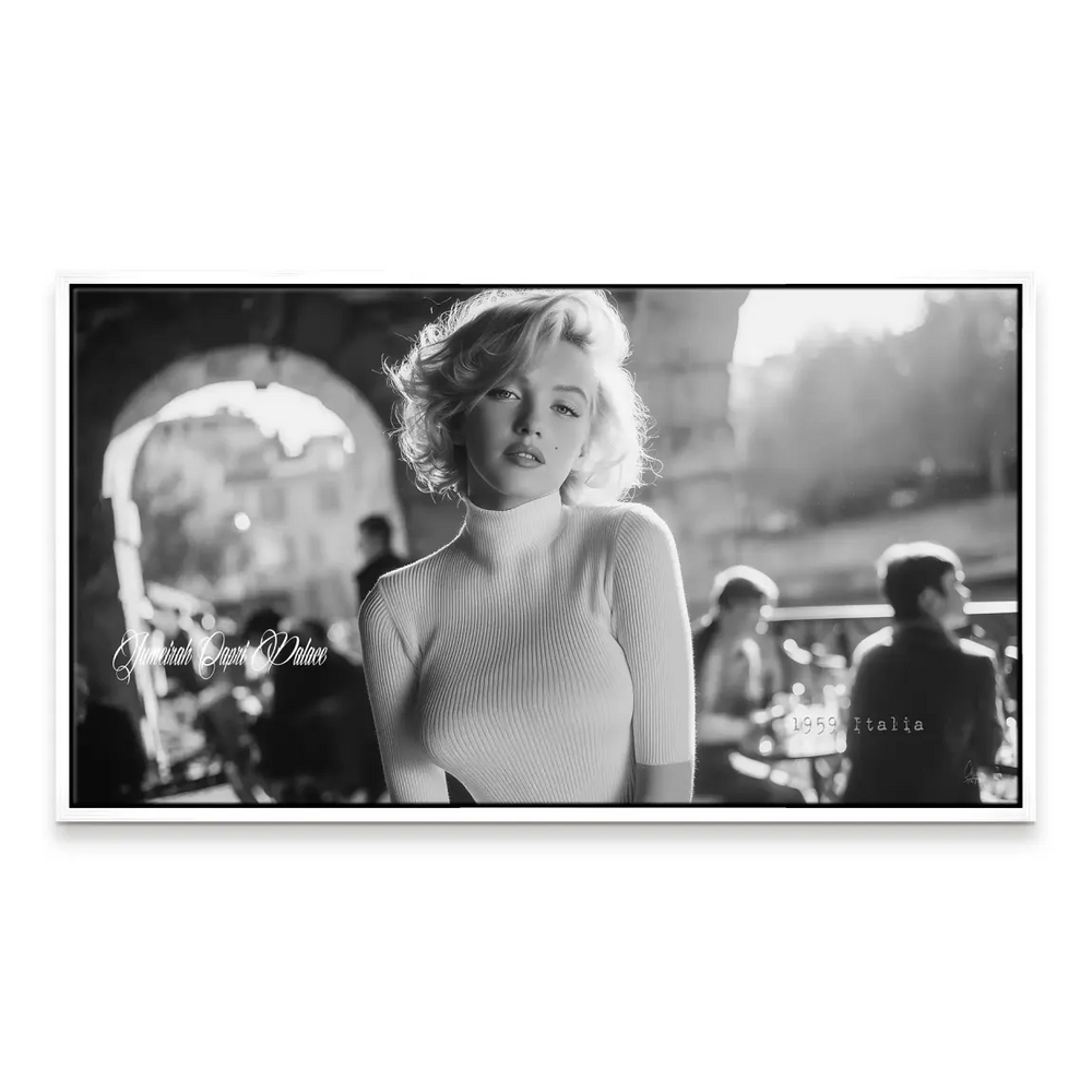 Marilyn Monroe Italy Canvas Wall Art - Image 5