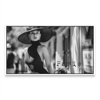 Audrey Hepburn Paris City Life Canvas Print - Image 7