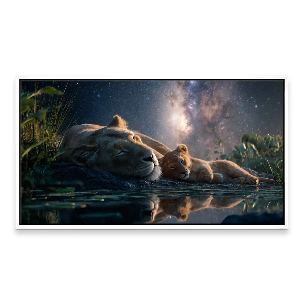 Calm, inspiring wall art suitable for nurseries and living spaces.