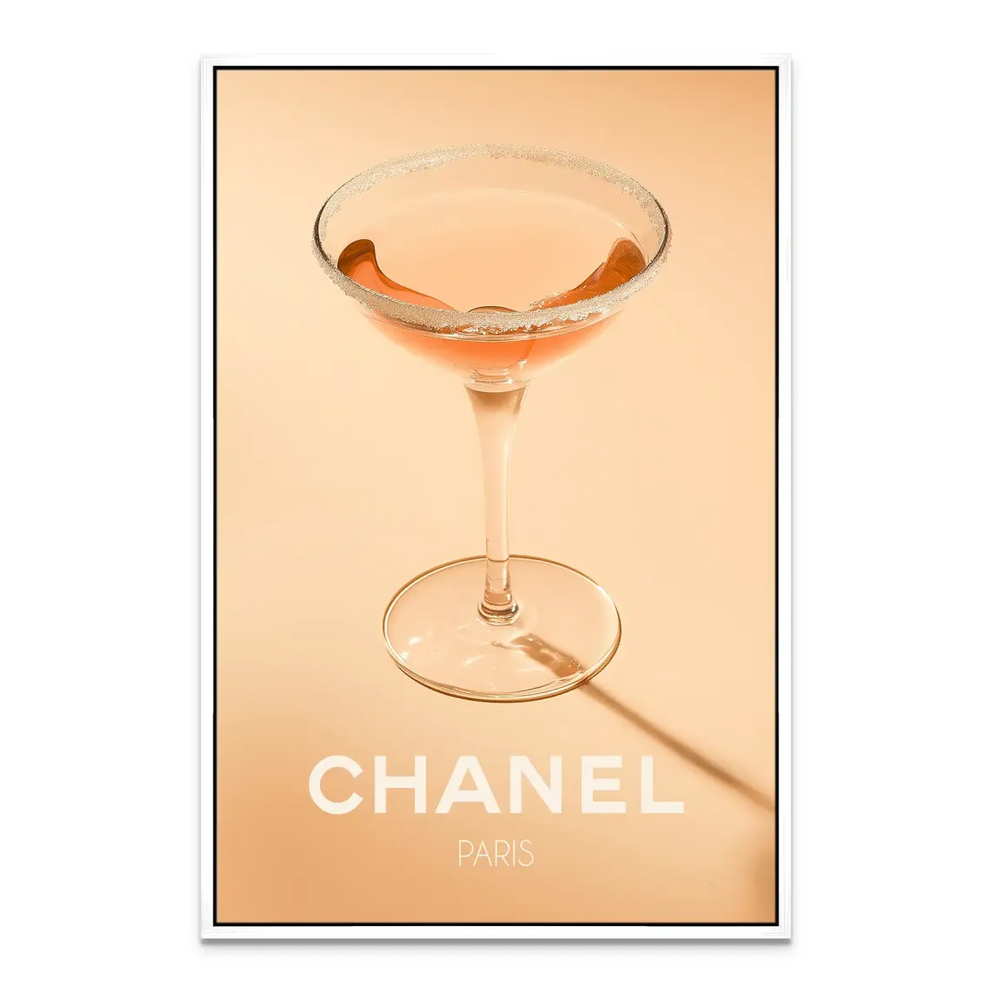 Chanel Glam Cocktail Canvas Print - Fashion Wall Art for Chic Spaces - Image 7