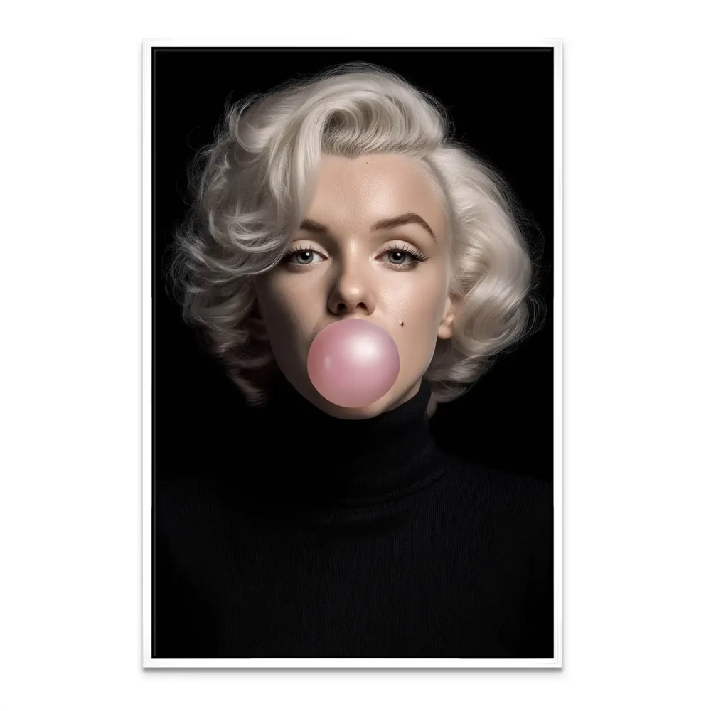 Marilyn Bubble Glamour Portrait Canvas Wall Art - Pop Art Fashion - Image 7