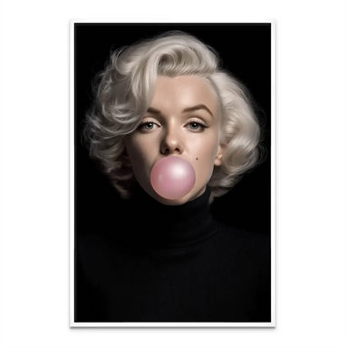 Marilyn Bubble Glamour Portrait Canvas Wall Art - Pop Art Fashion - Image 7