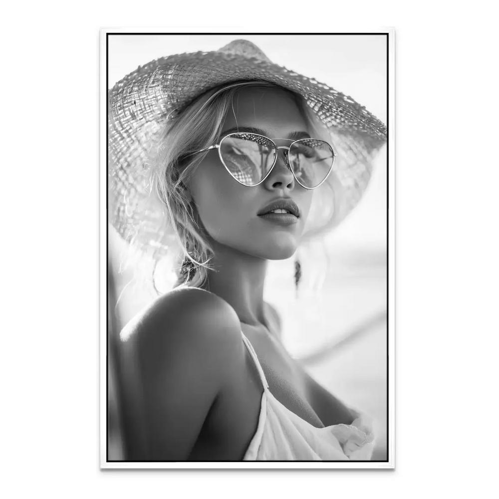 Summer Glam Noir Canvas Print - Fashion Wall Art Boho Style - Image 6