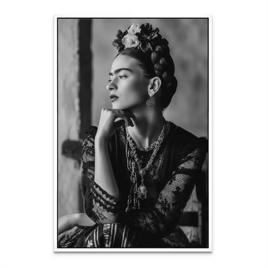 Frida-Inspired Longing Canvas Art - Vintage Boho Wall Decor - Image 5