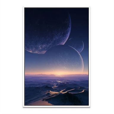 Beyond the World - Sci-Fi Landscape Wall Art - Image 8