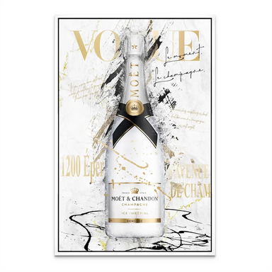 Champagne Art Canvas Print - Pop Art Fashion Wall Art - Image 6
