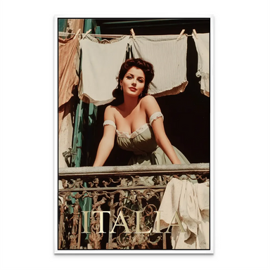 Classic cinema mood with earthy tones and mid-century styling