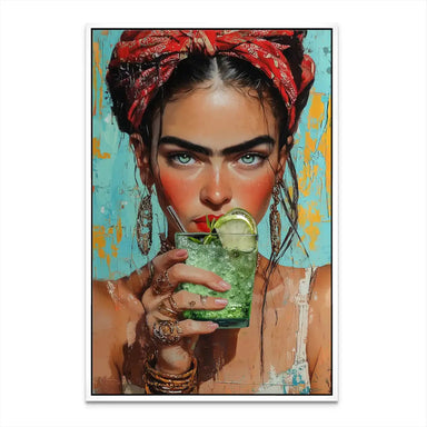 Canvas wall art ideal for living rooms, bedrooms, or offices with food/drink theme