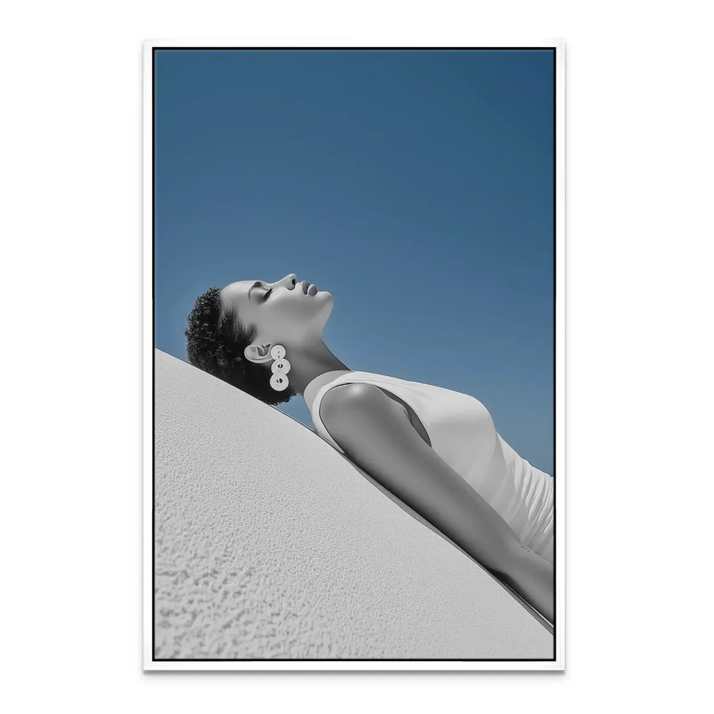 Fashion-forward canvas wall art with a calm, sophisticated vibe