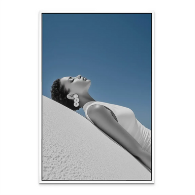 Fashion-forward canvas wall art with a calm, sophisticated vibe