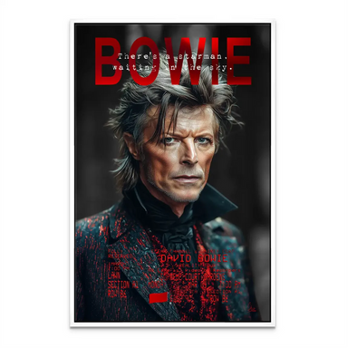 Bowie Starman Canvas Wall Art - David Bowie Portrait - Image 5