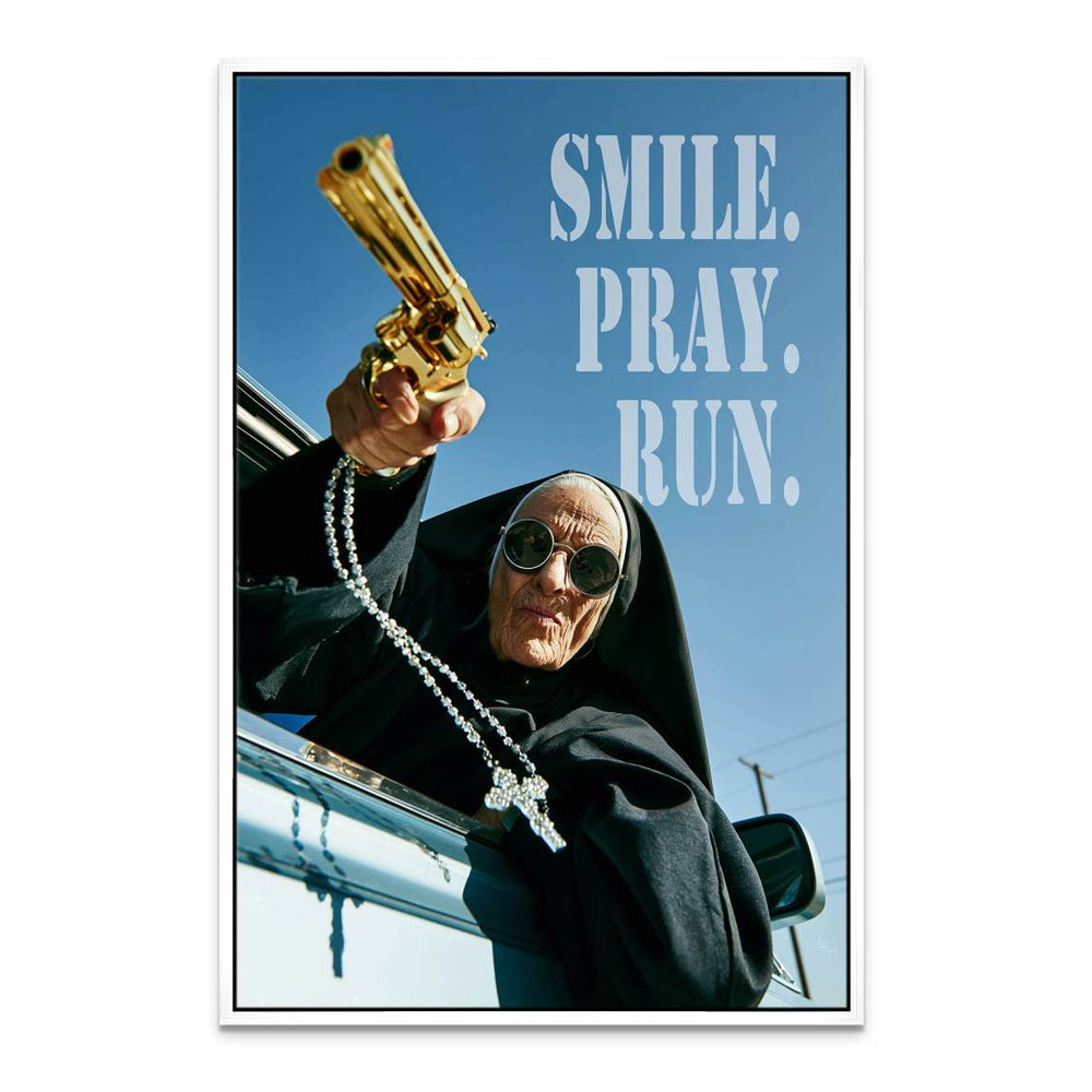 Rebel Nun Canvas Print - Pop Art Wall Art - Image 8