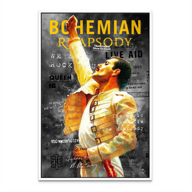 Freddie Mercury Bohemian Canvas Art - Vintage Pop Graffiti - Image 8