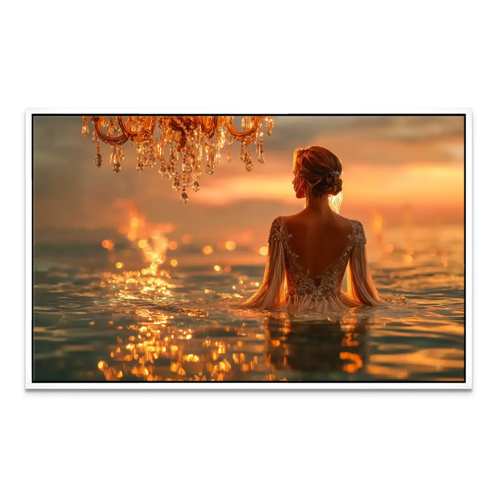 Soft, ethereal mood suitable for upscale decor and romantic interiors.