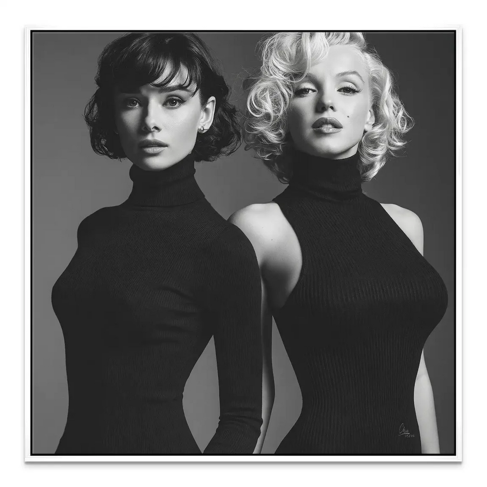 Square canvas wall art suitable for modern living spaces and galleries.