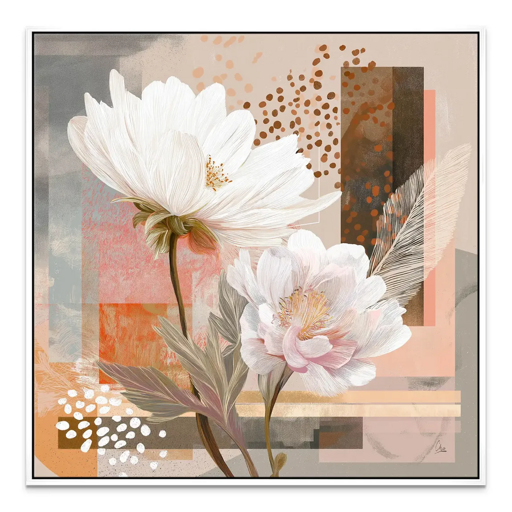 Floral Islamic collection artwork with serene, modern aesthetic.