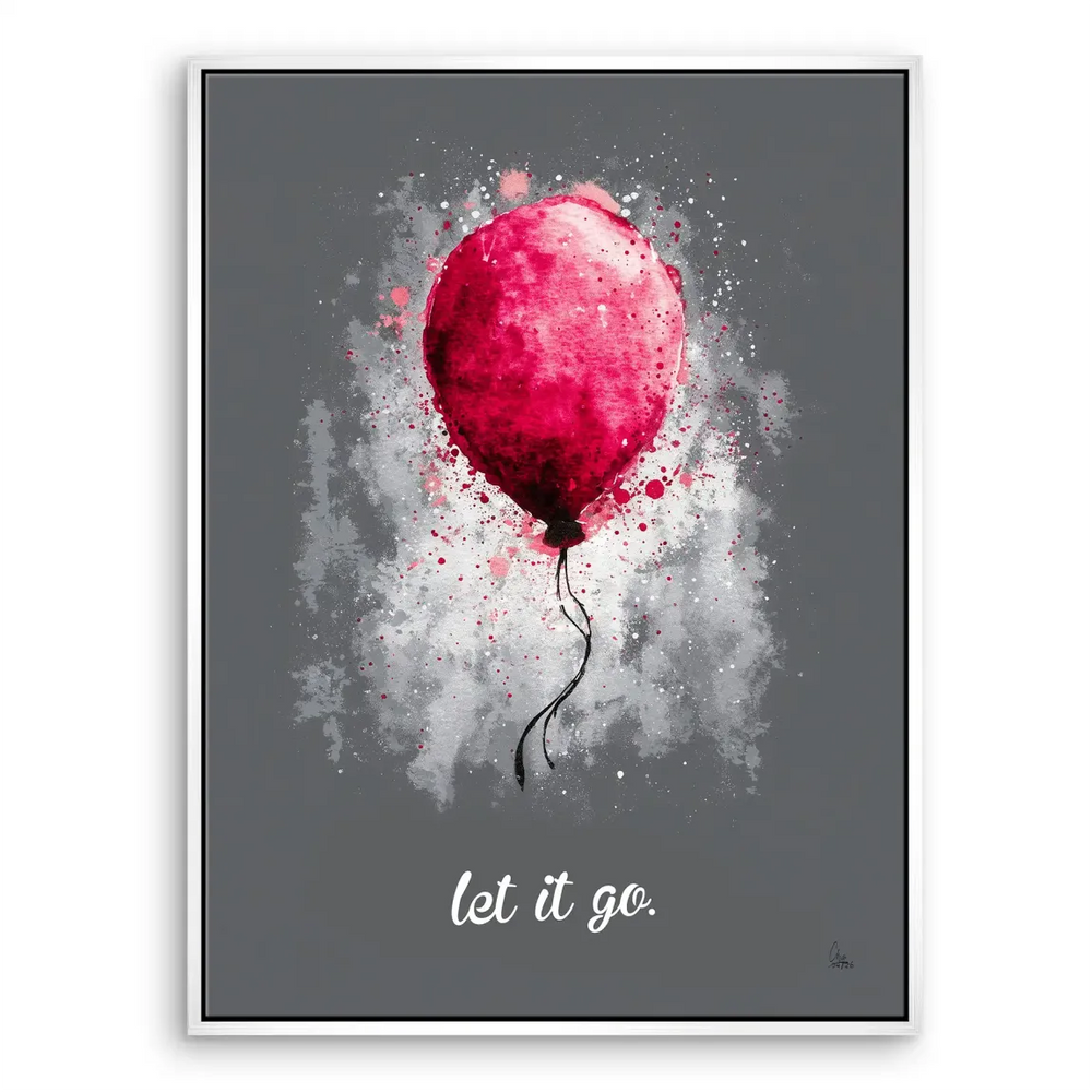 Let It Go Balloon Canvas Print - Abstract Wall Art - Image 8