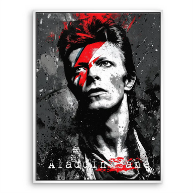 Starlight canvas print of David Bowie designed to hang in living rooms or galleries