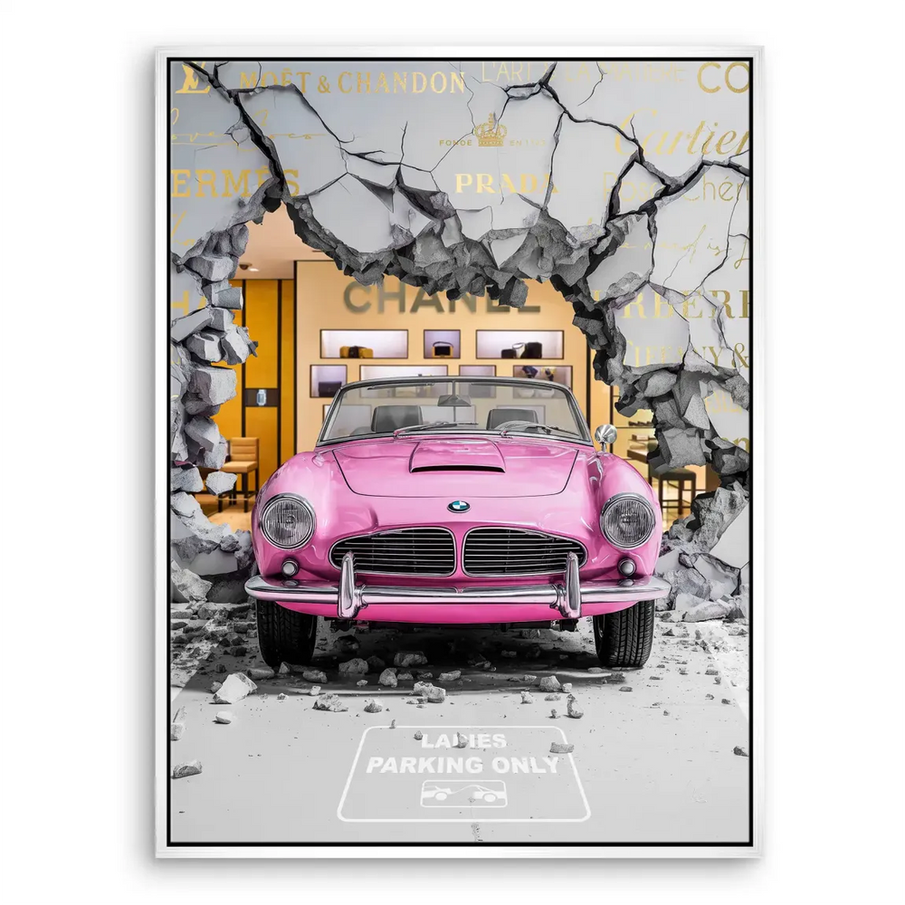Coco Rebel Canvas Print - Pop Art Wall Art (Cars & Fashion Luxe) - Image 8