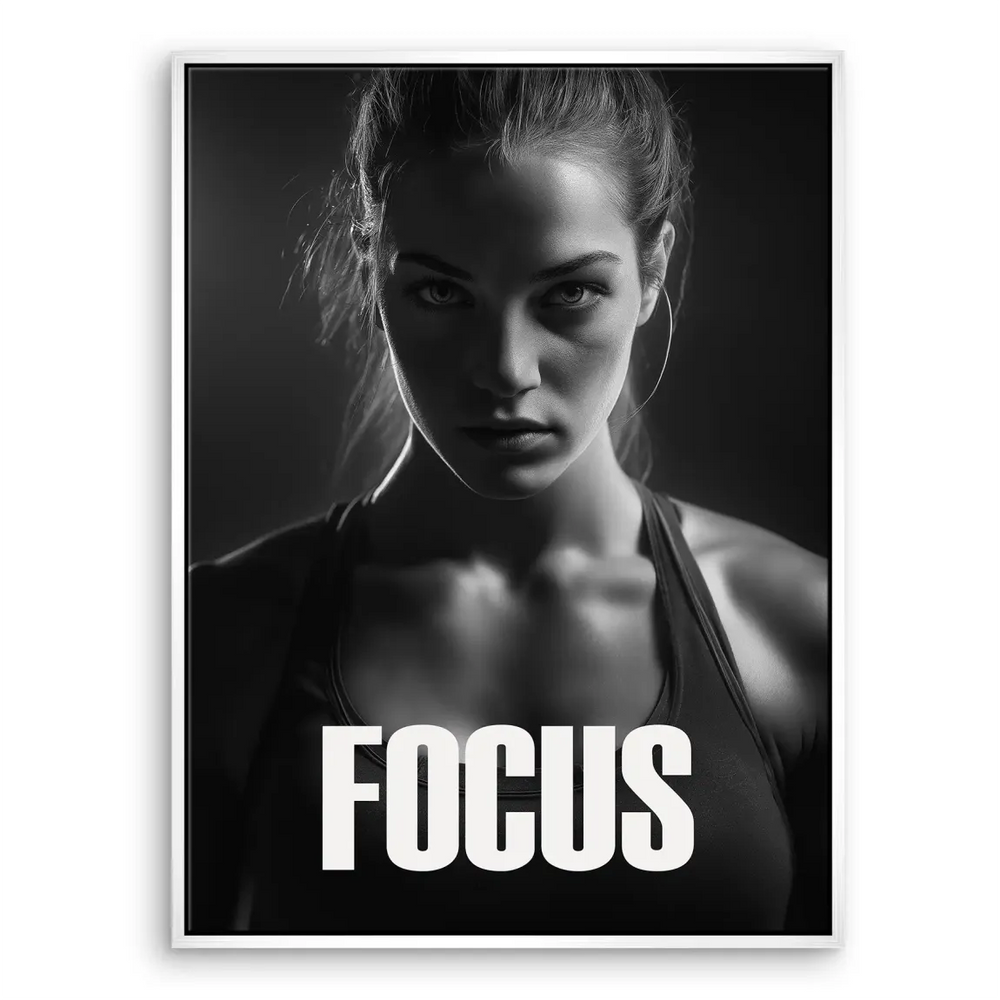 Focus Athlete Canvas Art - Wall Art for Gym & Home Office - Image 8