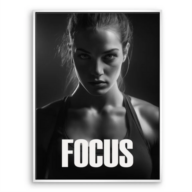 Focus Athlete Canvas Art - Wall Art for Gym & Home Office - Image 8