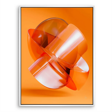 Dynamic abstract canvas composition ideal for office or living room decor