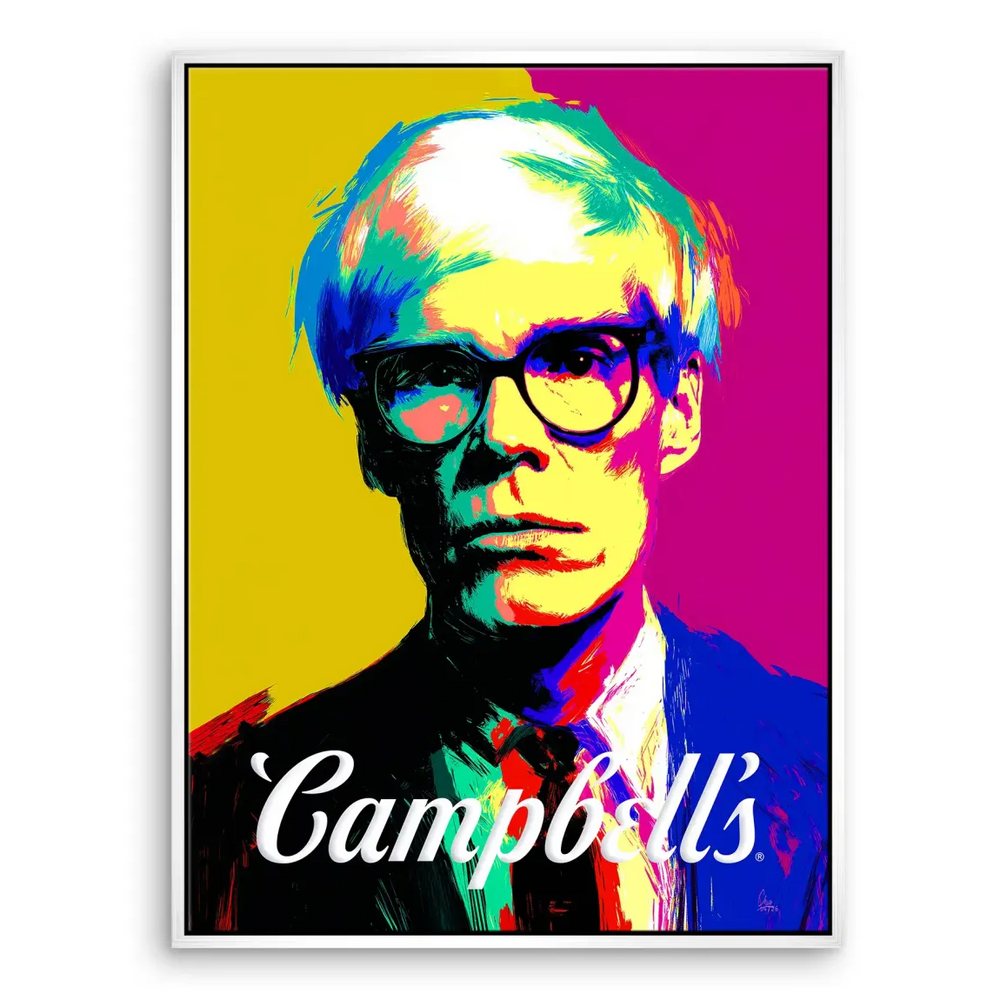 Campbell's Pop Art Canvas Print - Portrait Warhol Style - Image 6